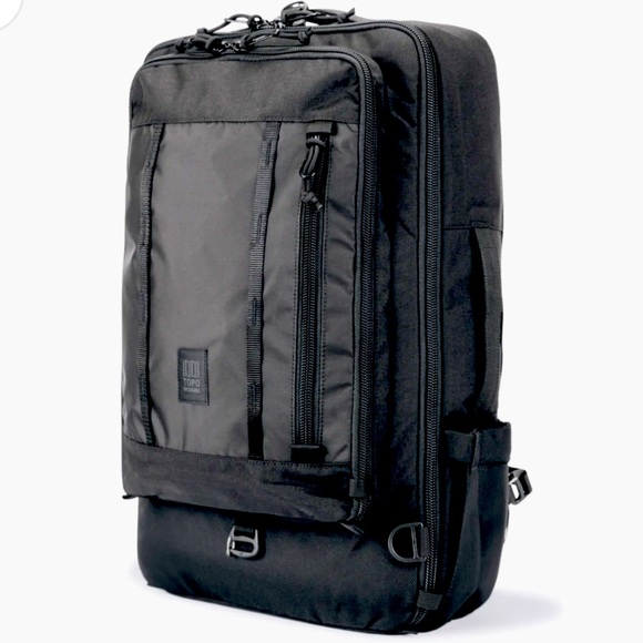 Rare Topo Designs Black Global Travel 40L Backpack - Picture 1 of 16